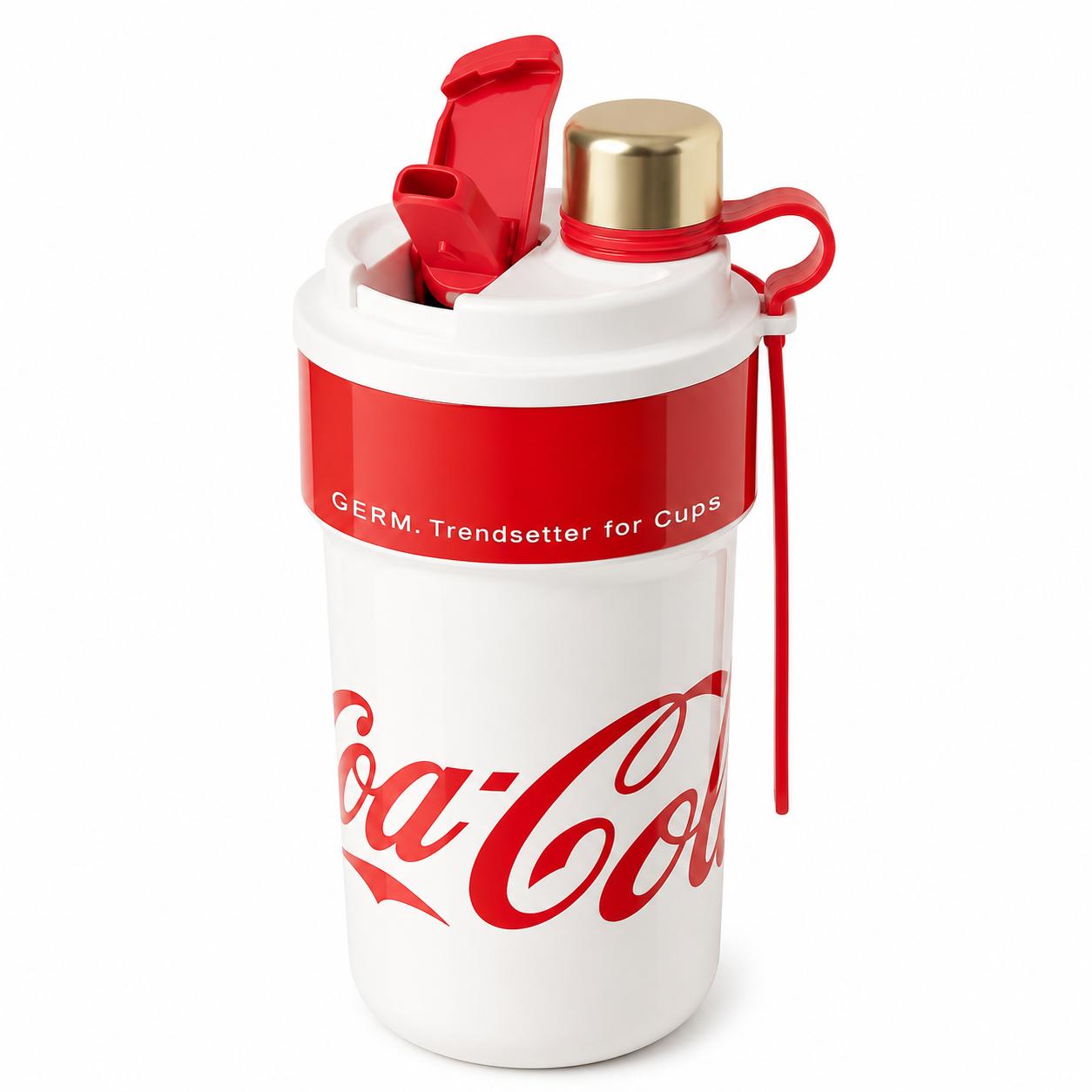 Vaso Térmico MUG Germ Coca-Cola Acero Inoxidable 650ML White