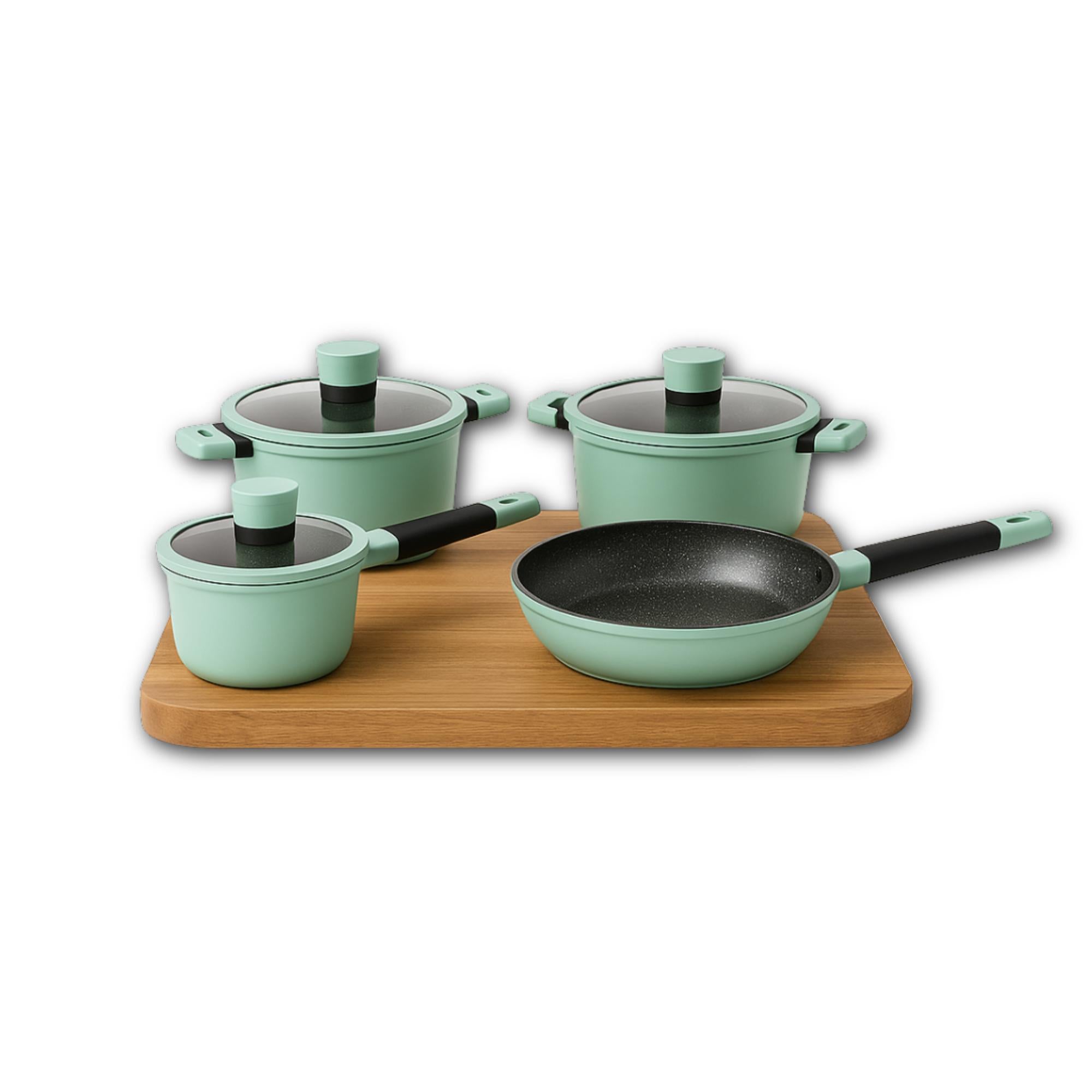 Pack Batería de Cocina Profesional KW Forged Aluminum Mint