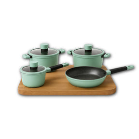 Pack Batería de Cocina Profesional KW Forged Aluminum Mint