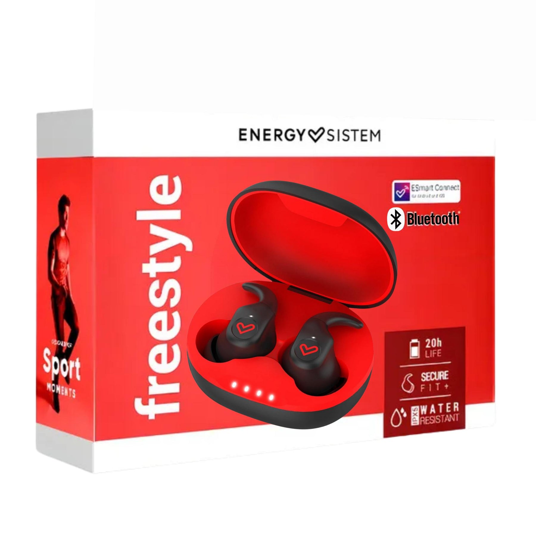 Audífonos Energy Sistem FreeStyle Sport Black Space 20h Life