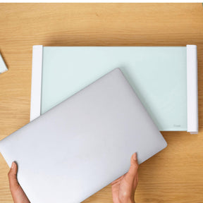 Soporte de Monitor Trust Monta Premium Tempered GLASS White