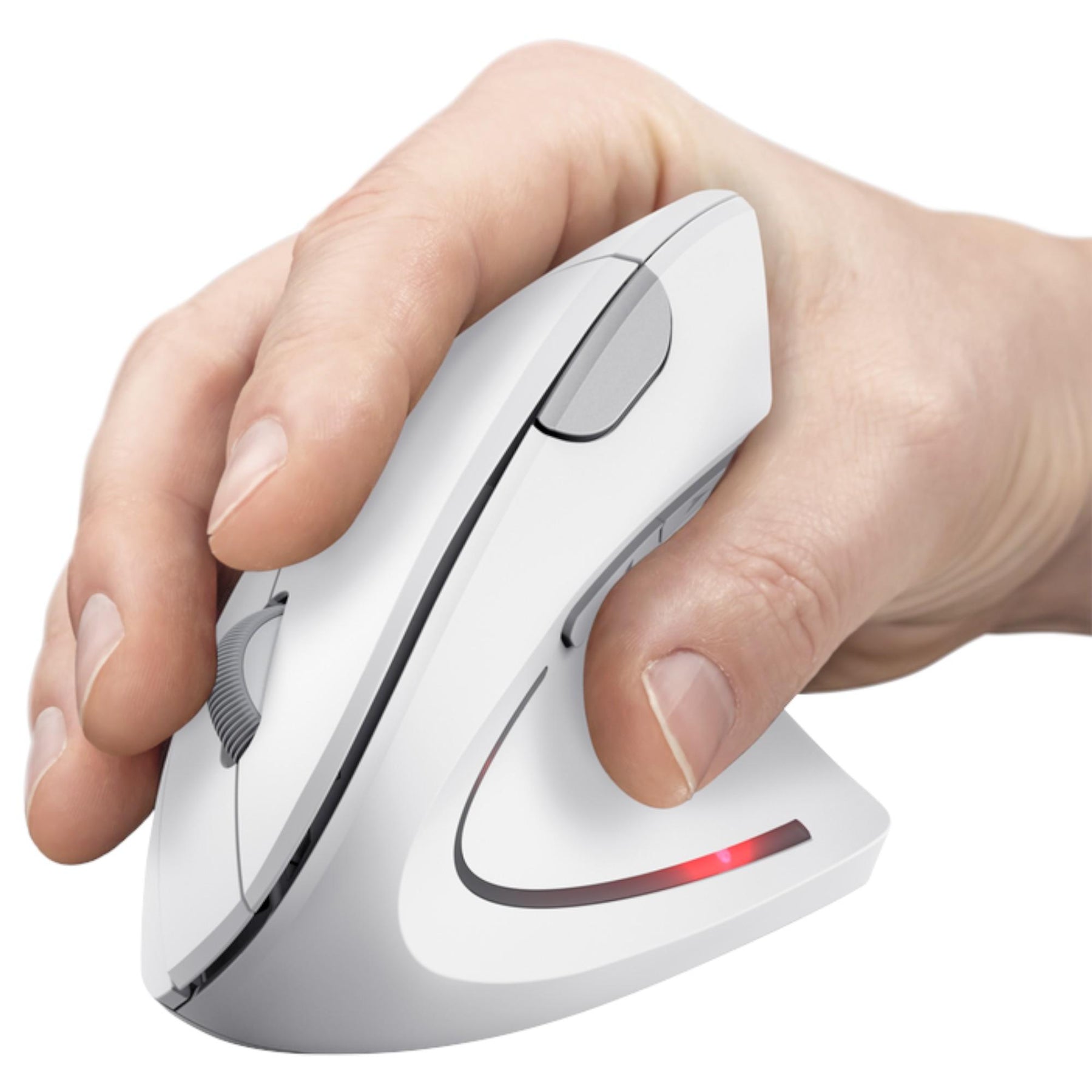 Mouse Vertical Inalámbrico Ergonómico Trust Verto White