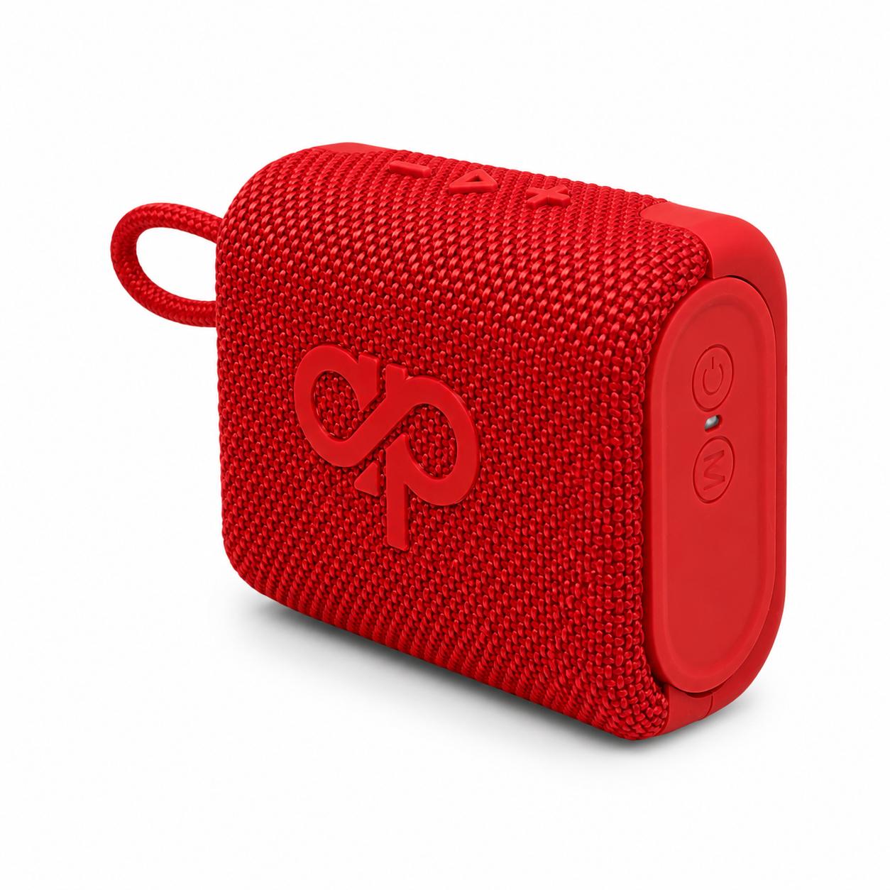 Parlante Portátil Bluetooth Sound GO USB-FM-MicroSD 10W Rojo