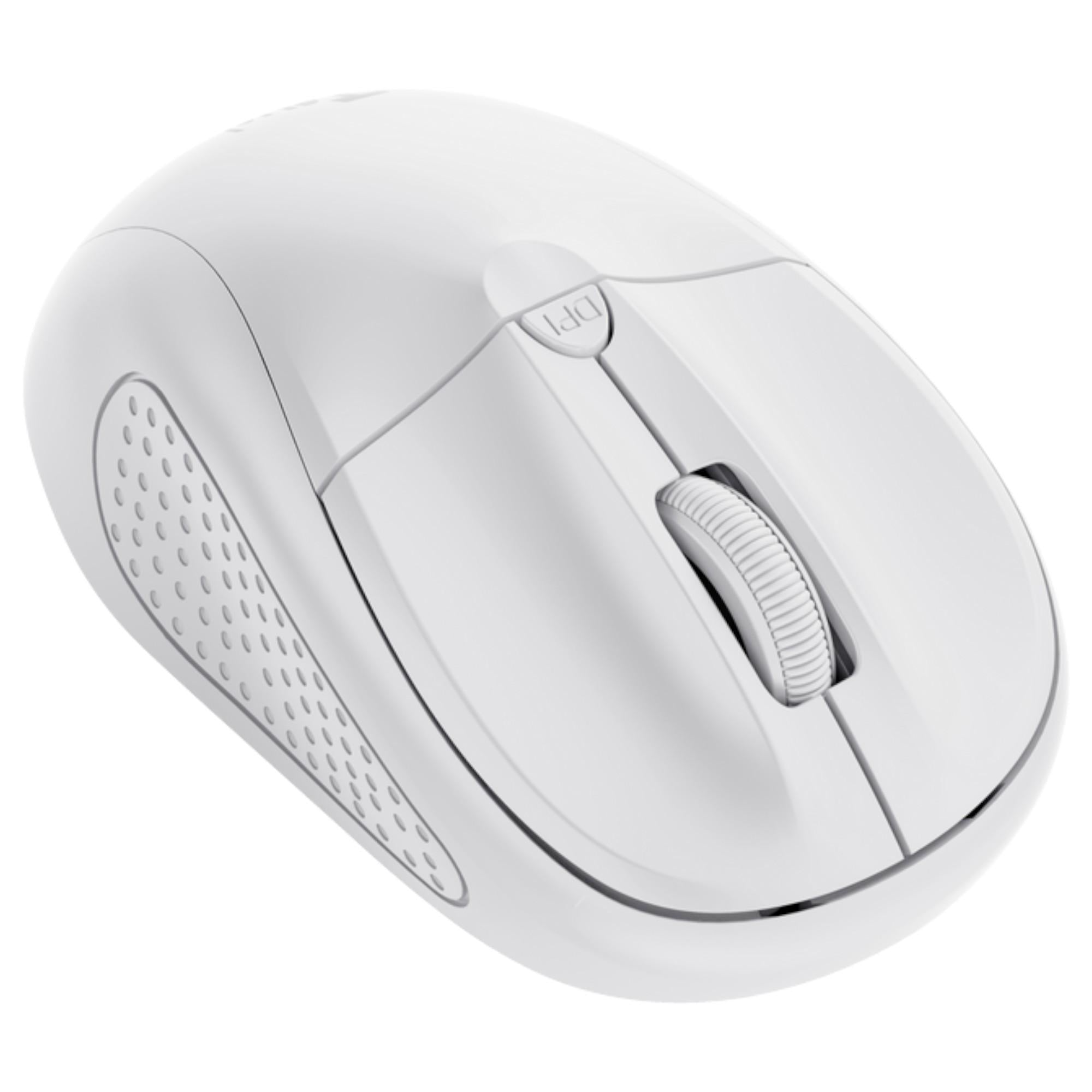 Mouse Inalámbrico Trust Primo  2.4Ghz White