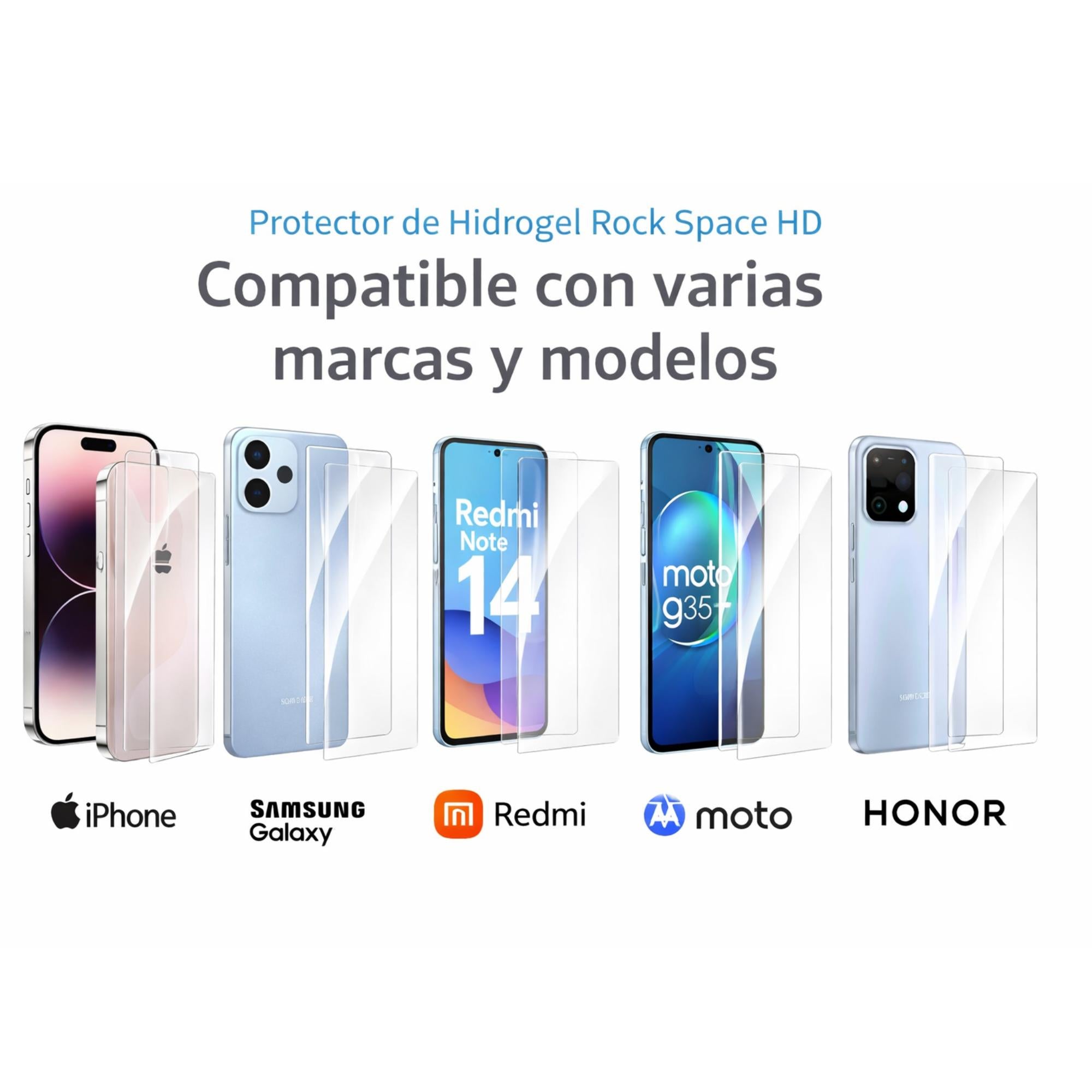 Pack 3 Hidrogel Rock Space HD para Honor Magic 6 Lite