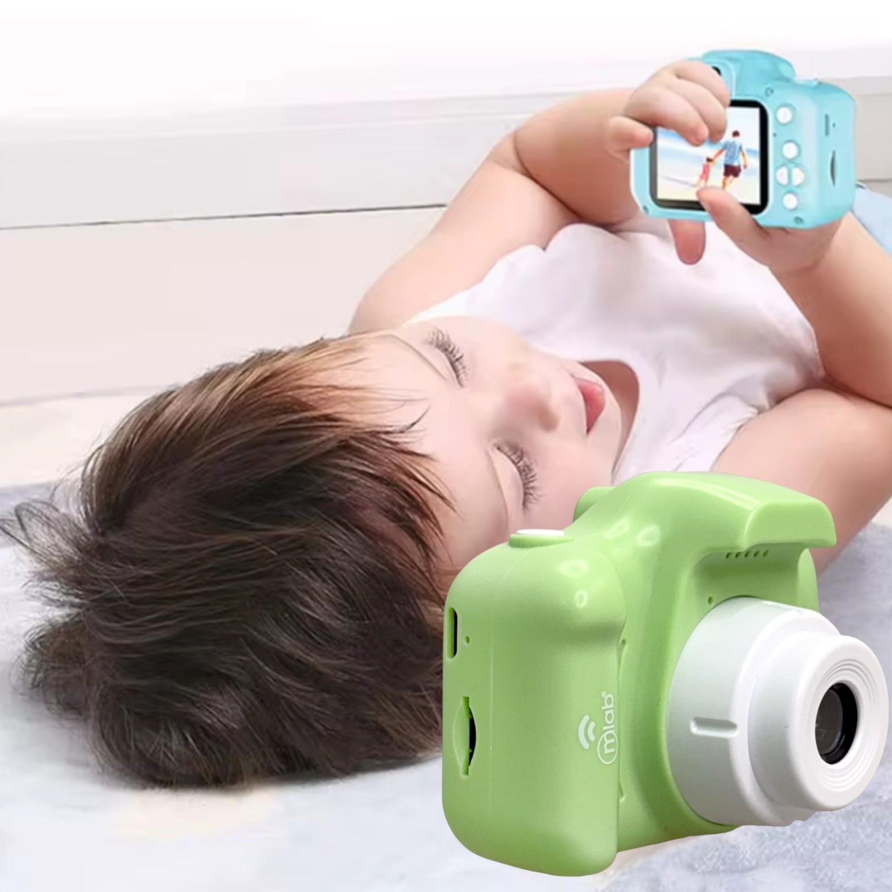 Cámara Digital Kinder Pics Kids  3MP/ FHD/ LCD 2" Recargable