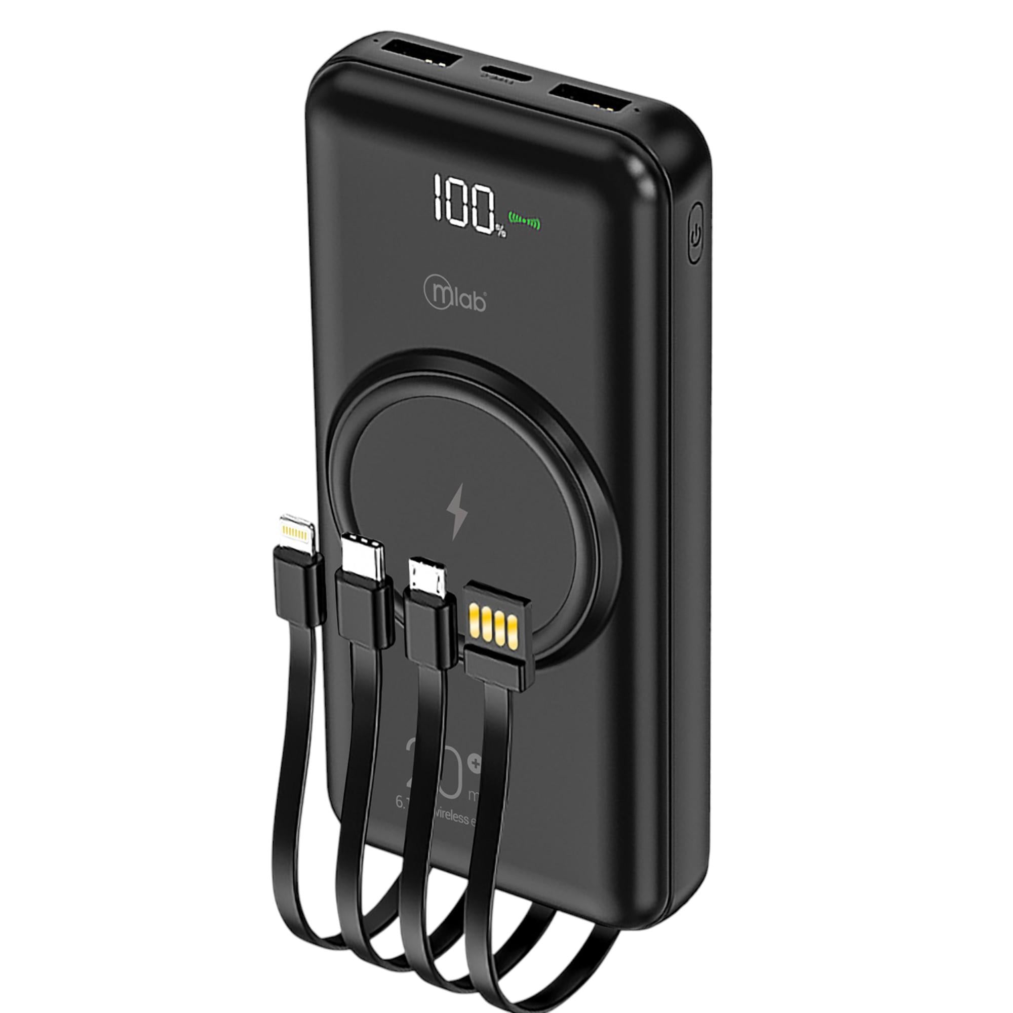 Powerbank Magnético 20000mAh con Carga Rápida e Inalámbricae