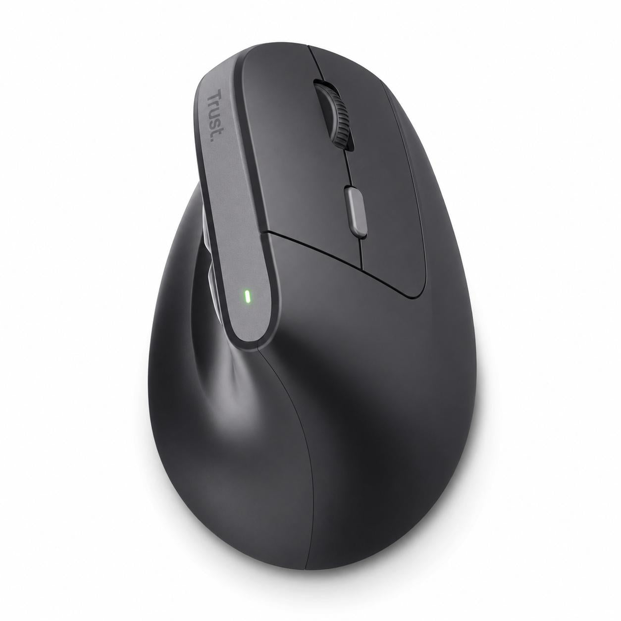 Mouse Vertical Inalámbrico Trust Bayo II Recargable Ergonomico