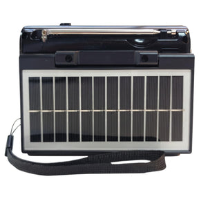 Radio Solar Recargable Multibanda AM/FM/ SW/MP3/SD/ Linterna