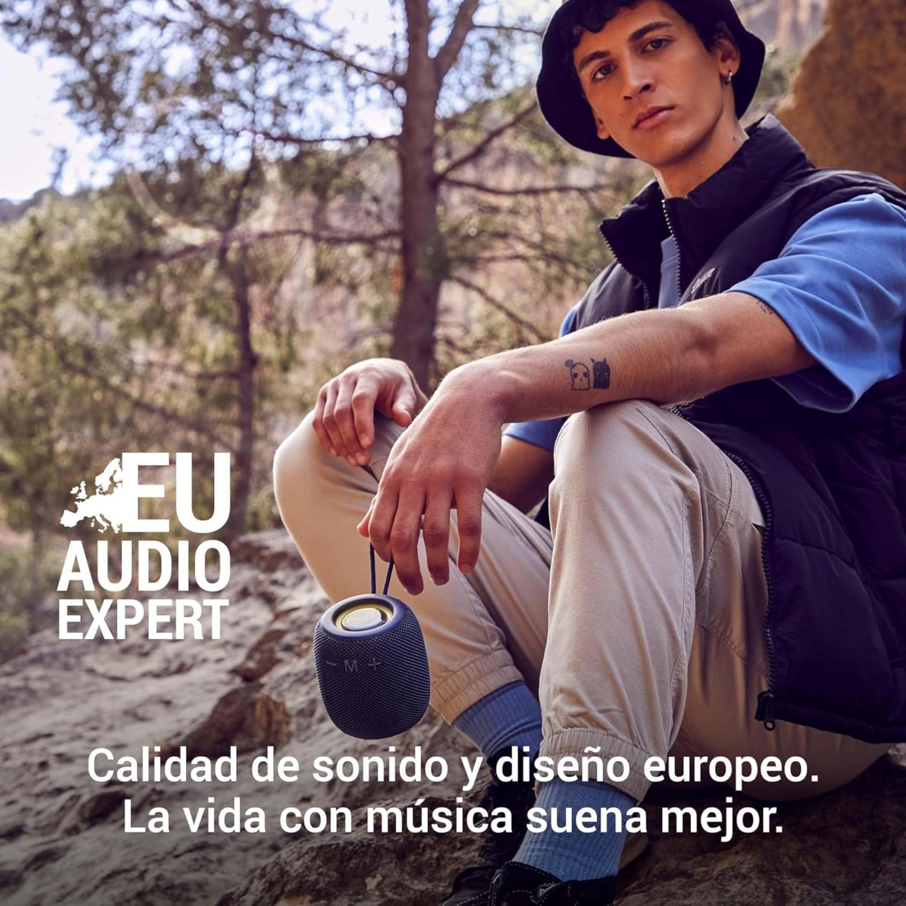 Parlante Bluetooth Energy Sistem Bloom Navy IPX6/ 10W/ 18Hrs