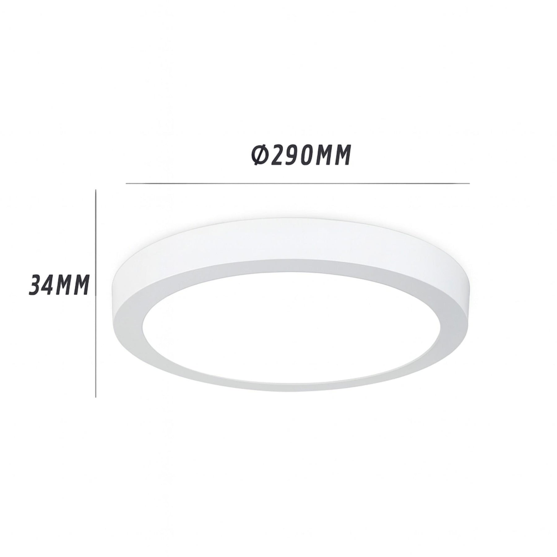 Plafón Led Sobrepuesto 24W CCT Luz Cálida/ Neutra/ Fría 29CM