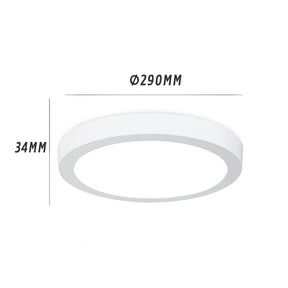 Plafón Led Sobrepuesto 24W CCT Luz Cálida/ Neutra/ Fría 29CM