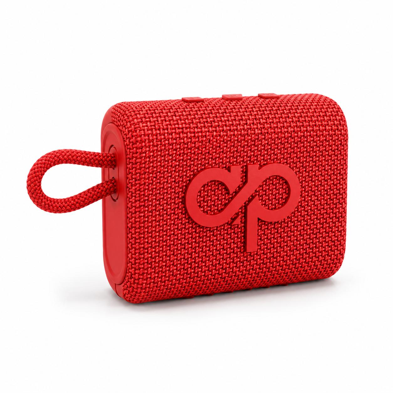 Parlante Portátil Bluetooth Sound GO USB-FM-MicroSD 10W Rojo