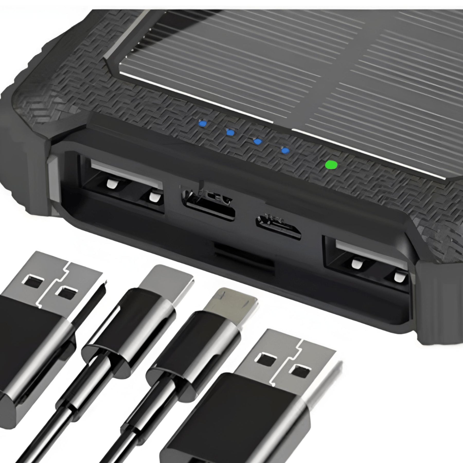 Powerbank Solar Outdoor Multipuertos 10000maH Carga Rápida