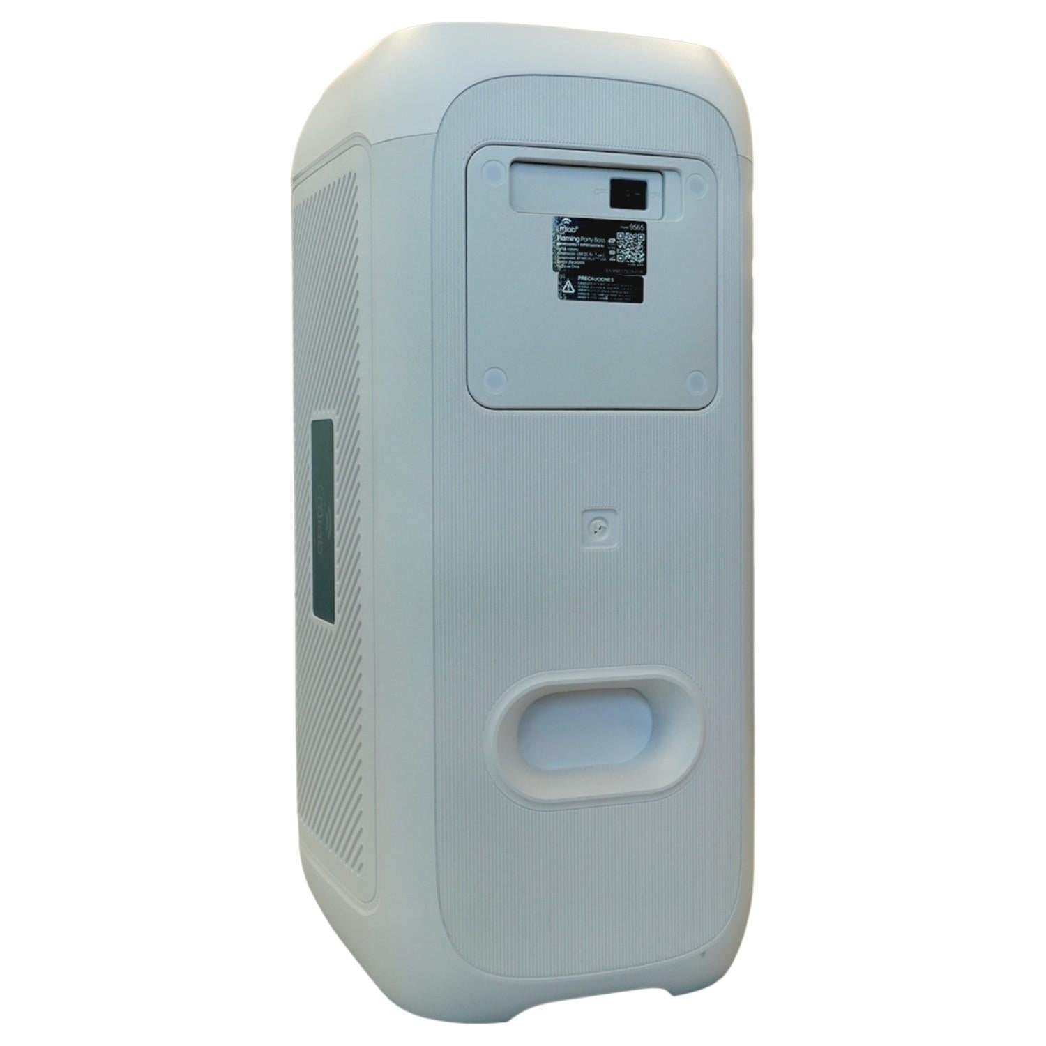 Parlante Karaoke 6" Flaming Party Bass White MicWireless 45W