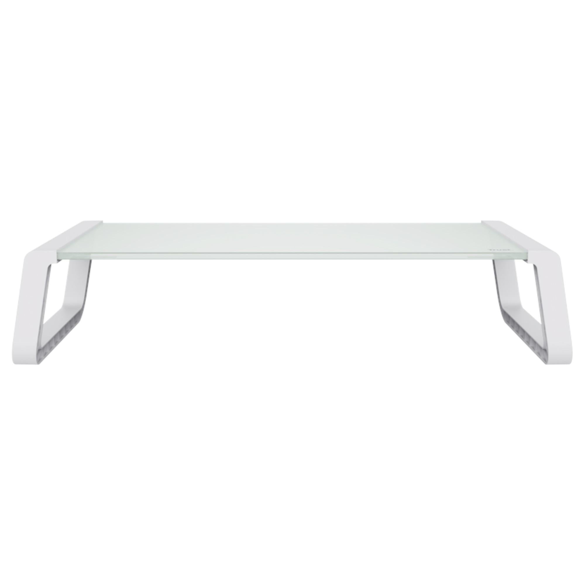 Soporte de Monitor Trust Monta Premium Tempered GLASS White