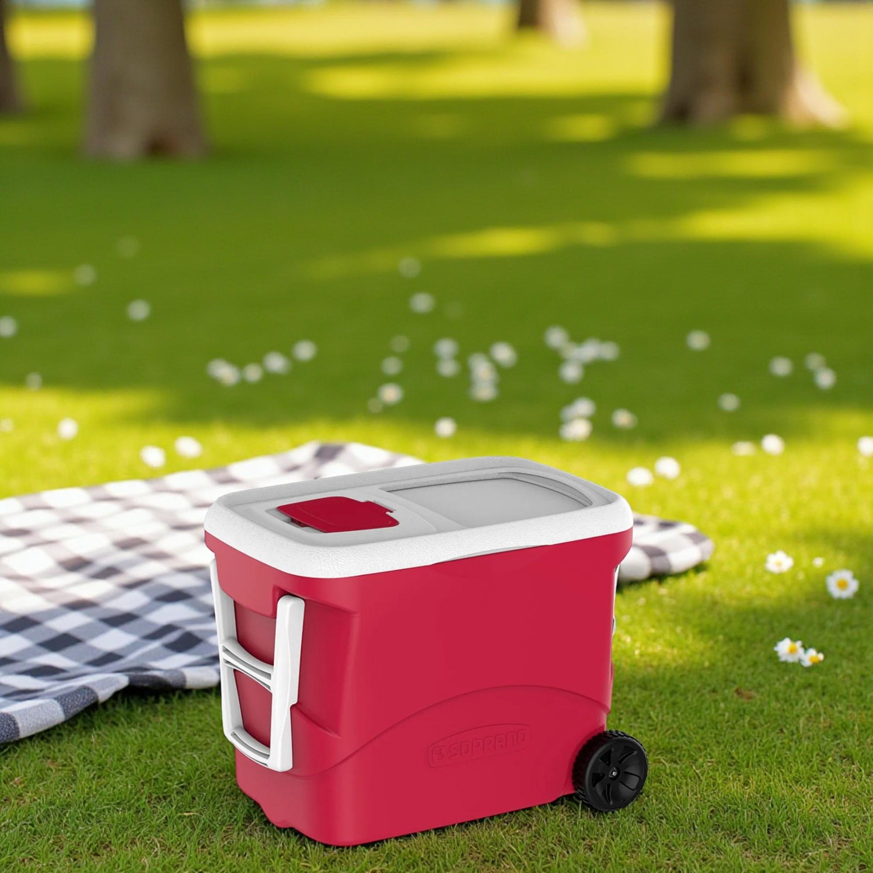 Nevera Portátil Soprano 50L con Ruedas Conserva Hasta 36H RD