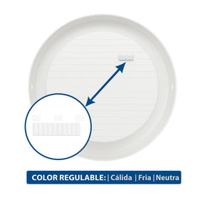 Plafón Led Sobrepuesto 24W CCT Luz Cálida/ Neutra/ Fría 29CM