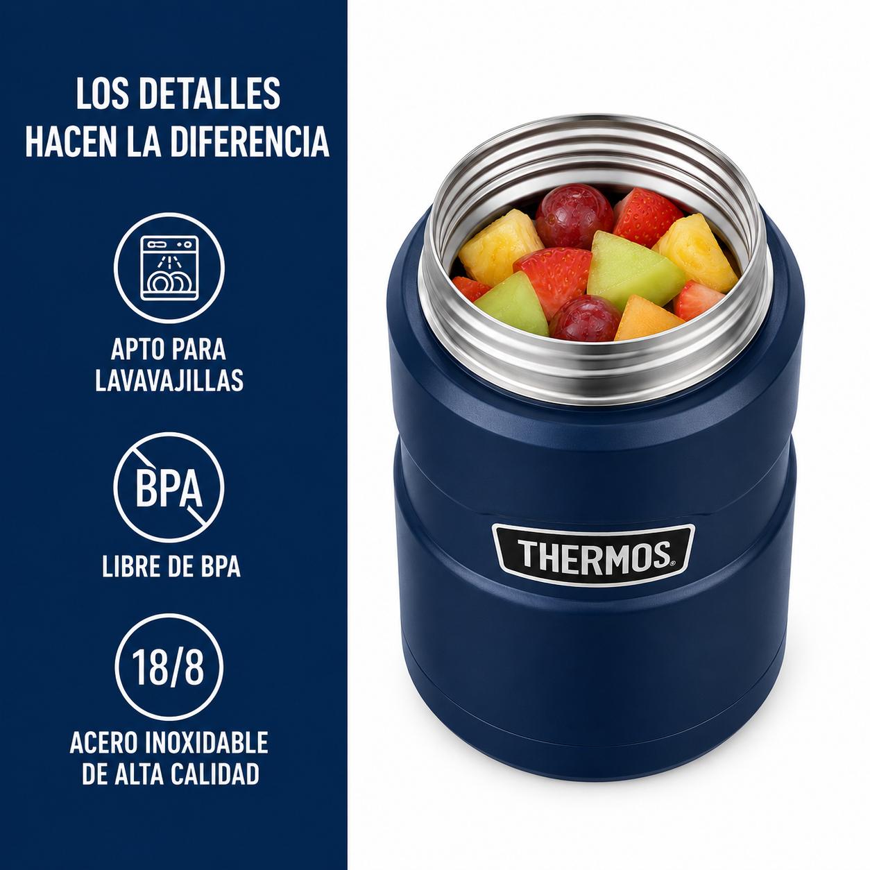 Termo de Comida Inox Thermos King  700ML MATT NAVY