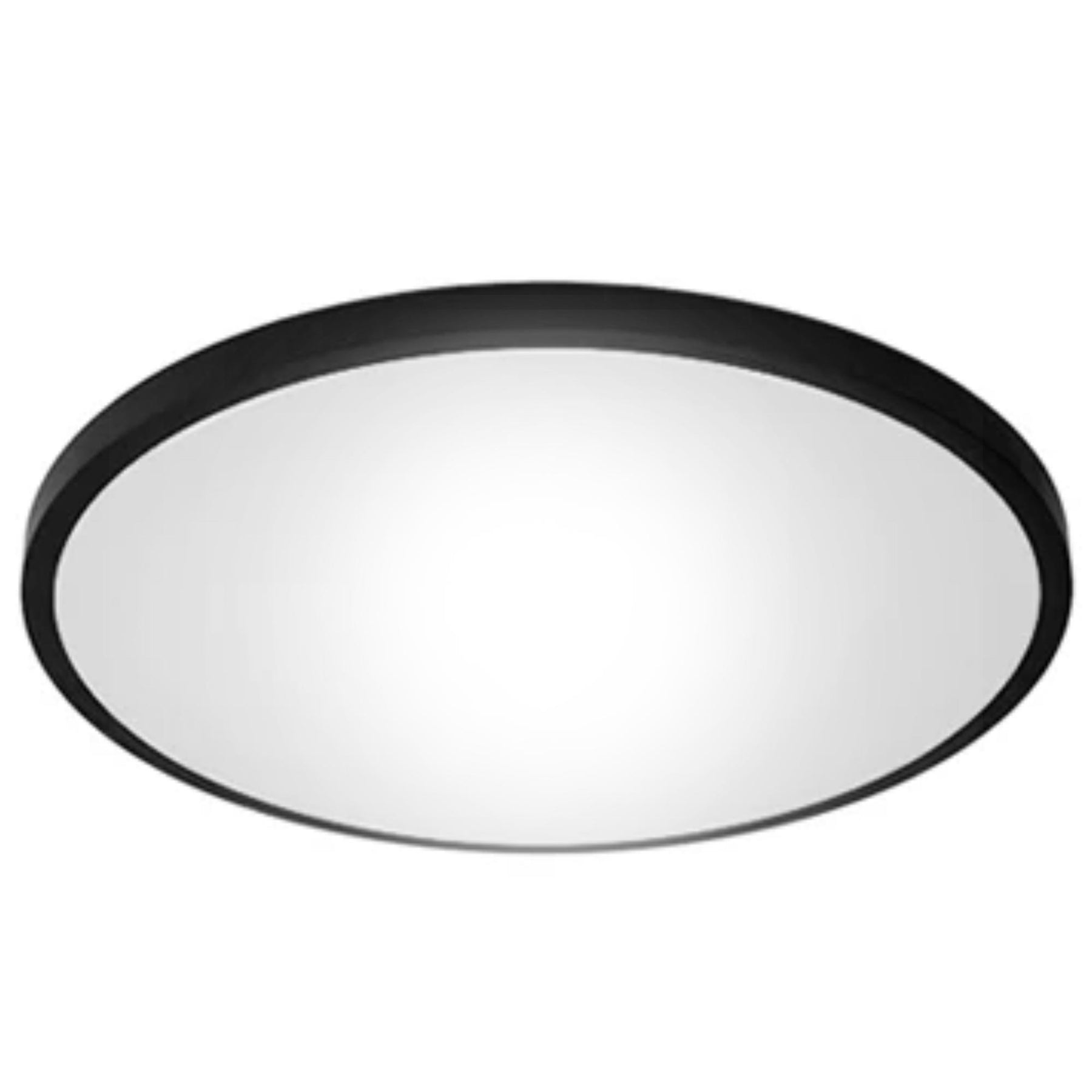 Plafón LED Sobrepuesto 30W/30CM/2400LM/6500°K Negro Elegant