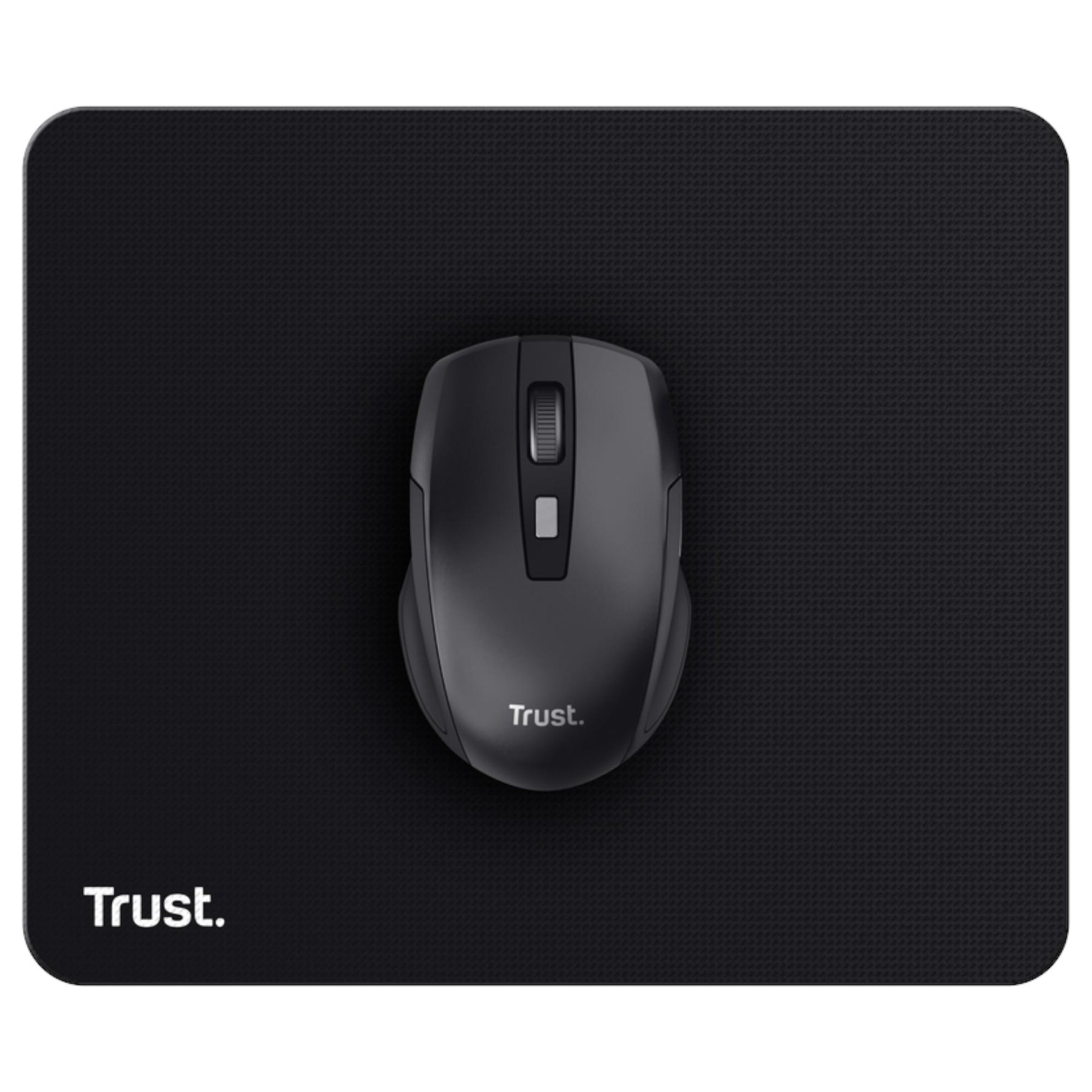 Mousepad Trust 250x210mm Superficie Optimizada Anti-Slip BLK