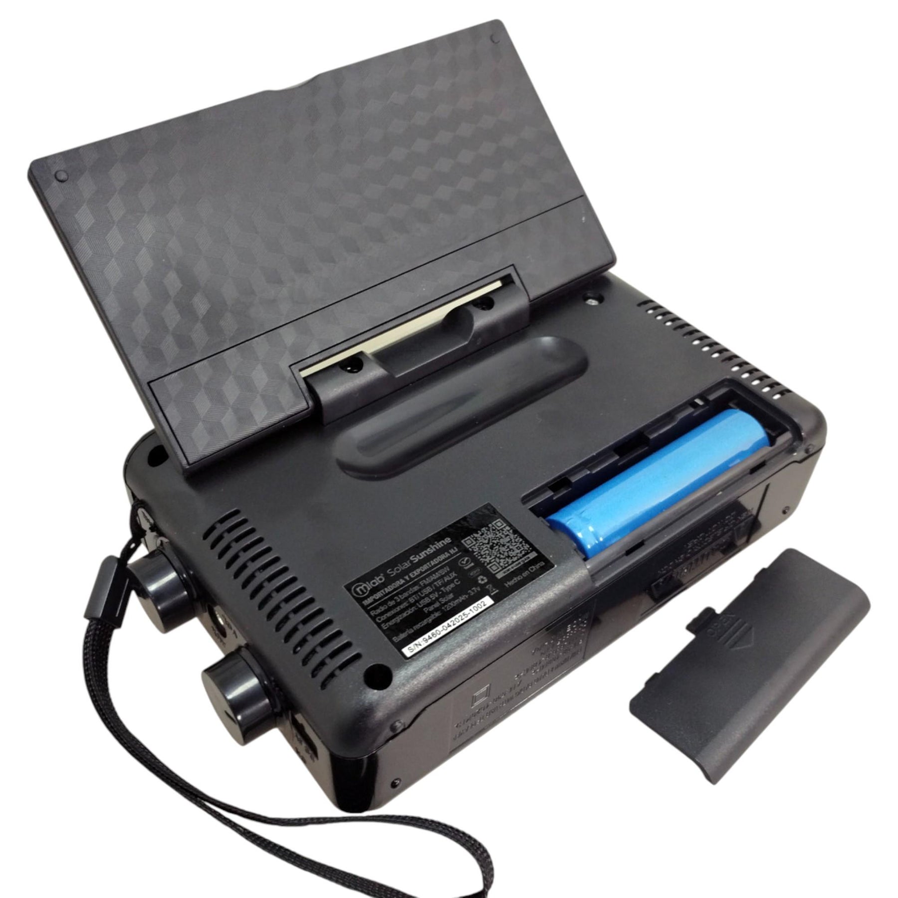 Radio Solar Recargable AM FM/ SW/ TF/ USB/ BT Retro Sunshine