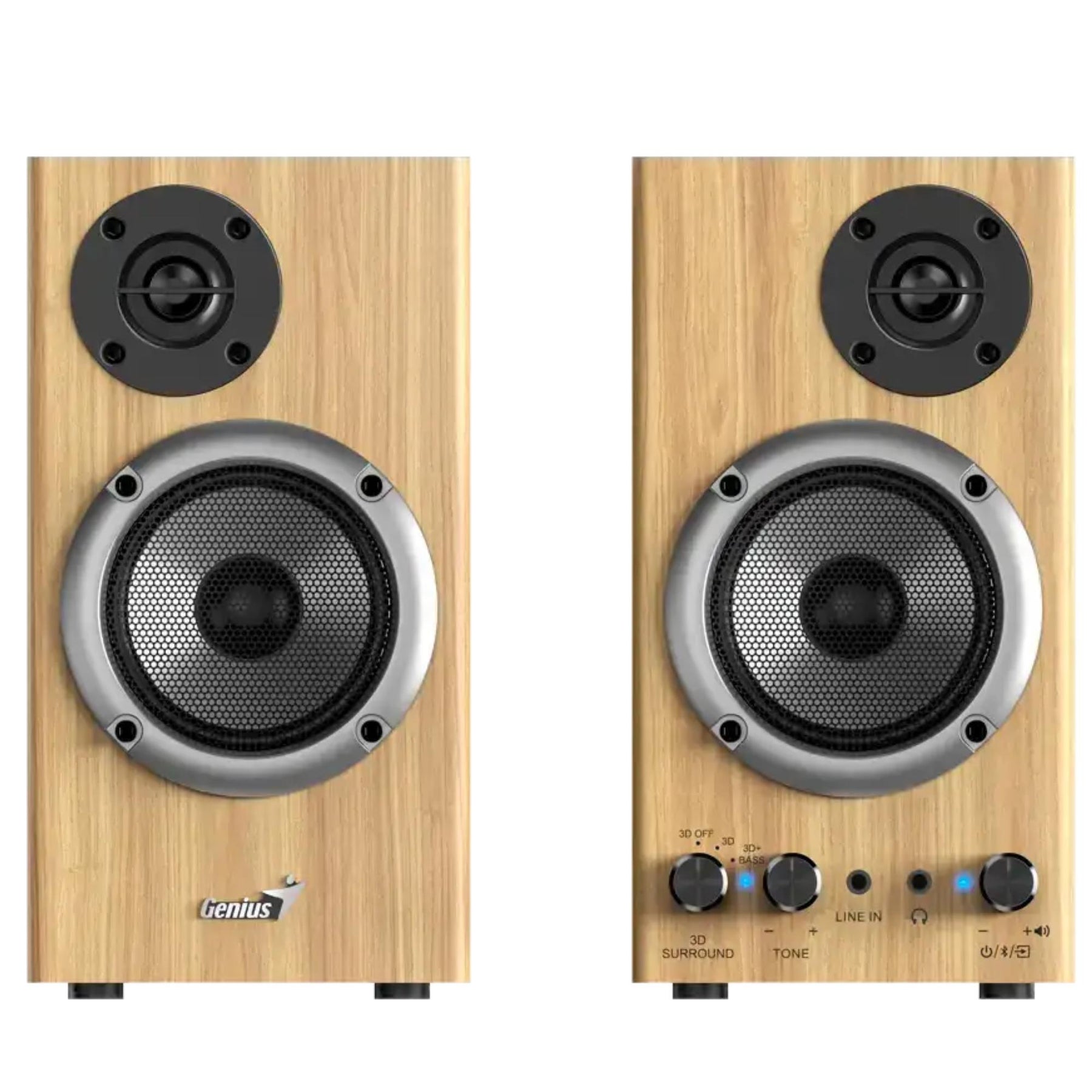 Parlantes Monitores Stereo 20W Audio3D HF520 Bluetooth