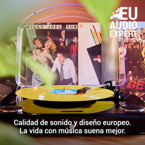 Toca Discos de Vinilo Energy Sistem BlackSpin Bluetooth 10W