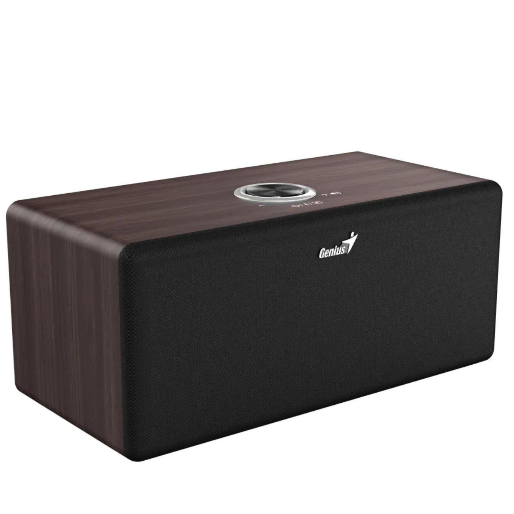 Parlante Genius Dark Brown Elegant 20W RMS Bluetooth HF505BT