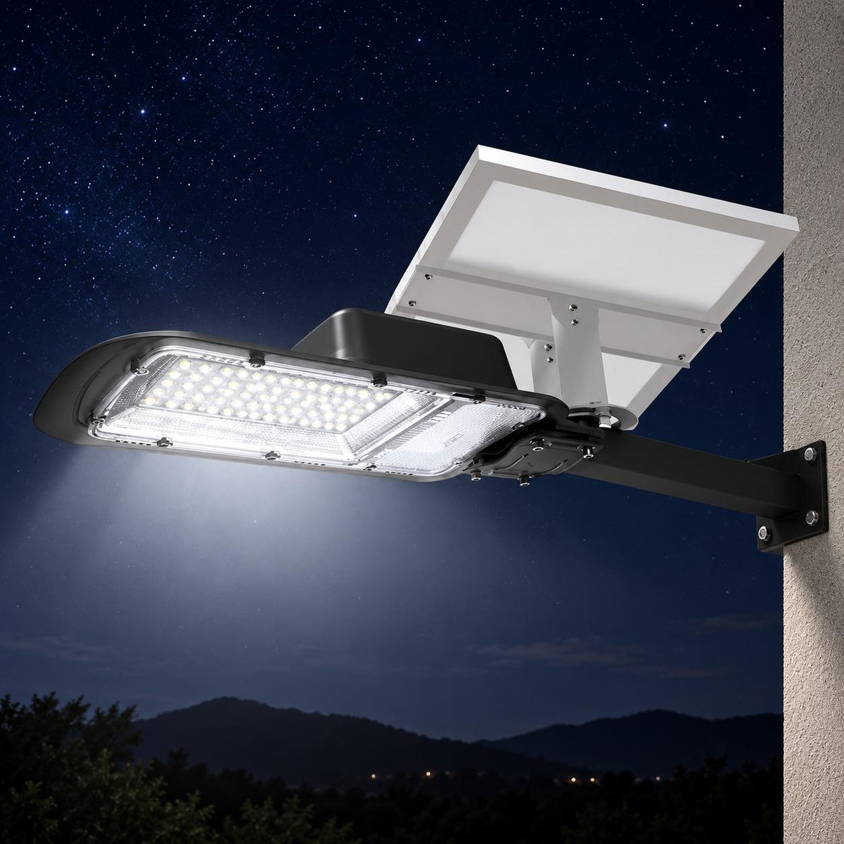 Luminaria Solar Peatonal Austral 600W con Panel de Alta Eficiencia