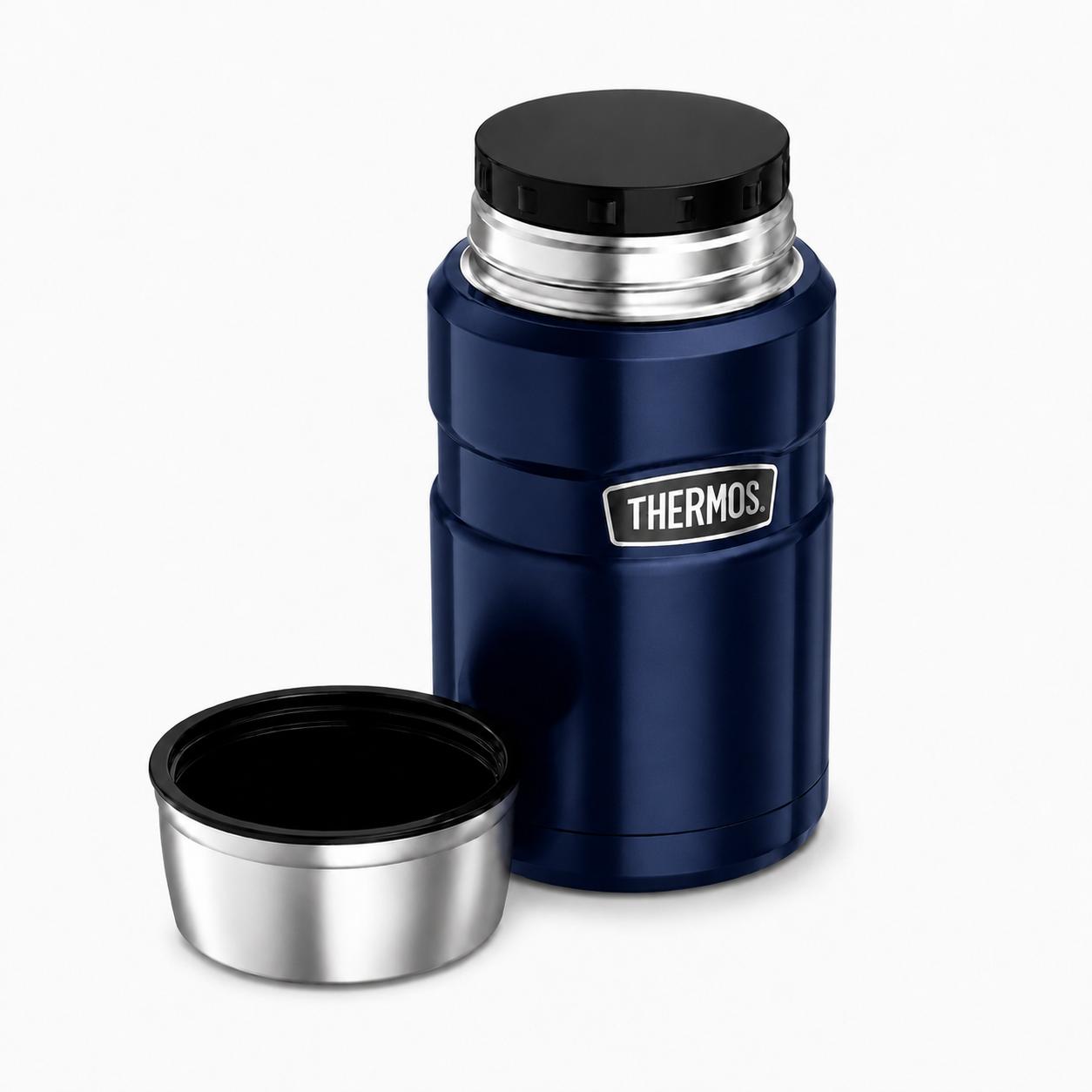Termo de Comida Premium Inox Thermos King  470ML Navy
