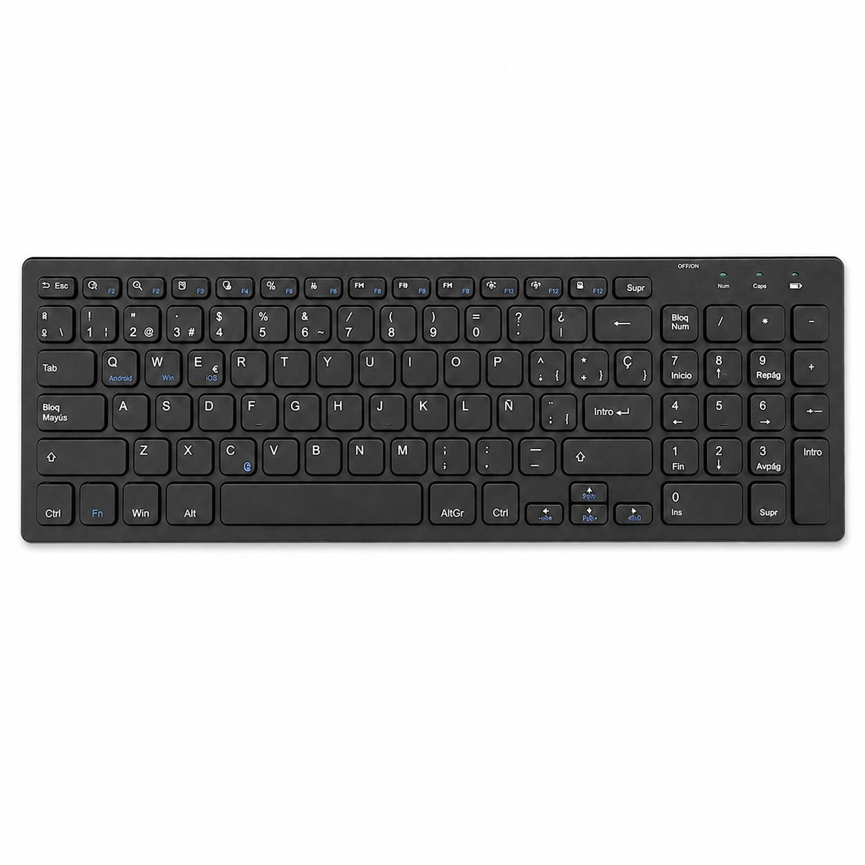 Teclado Inalámbrico Bluetooth Ultra Slim  Multiplataformas