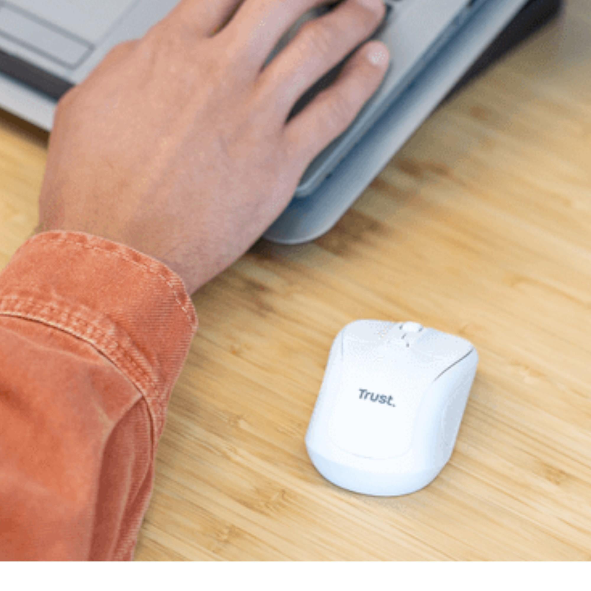 Mouse Inalámbrico Trust Primo  2.4Ghz White