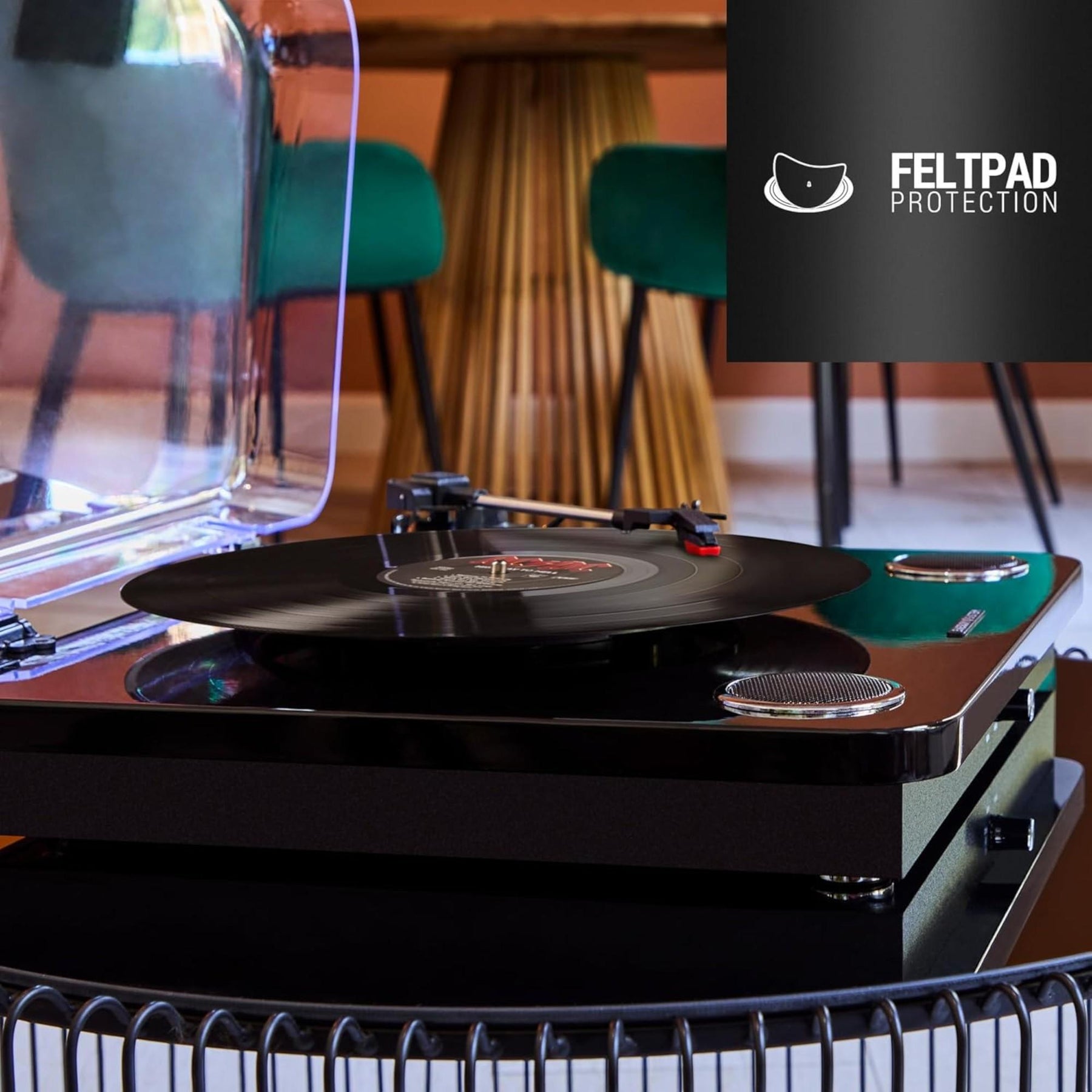 Toca Discos de Vinilo Energy Sistem BlackSpin Bluetooth 10W