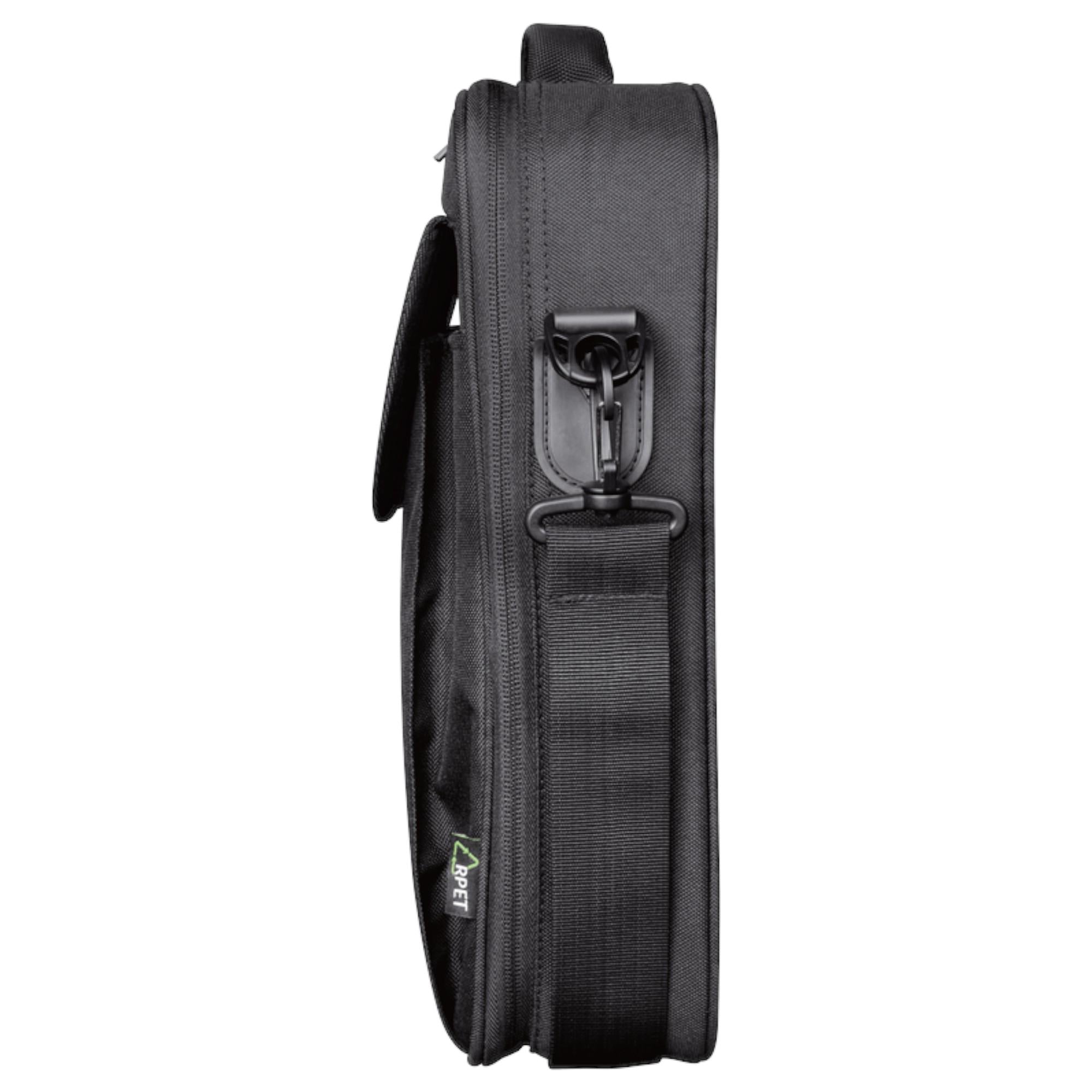 Bolso Notebook Trust Atlanta 16" con Correa Reinforced Black
