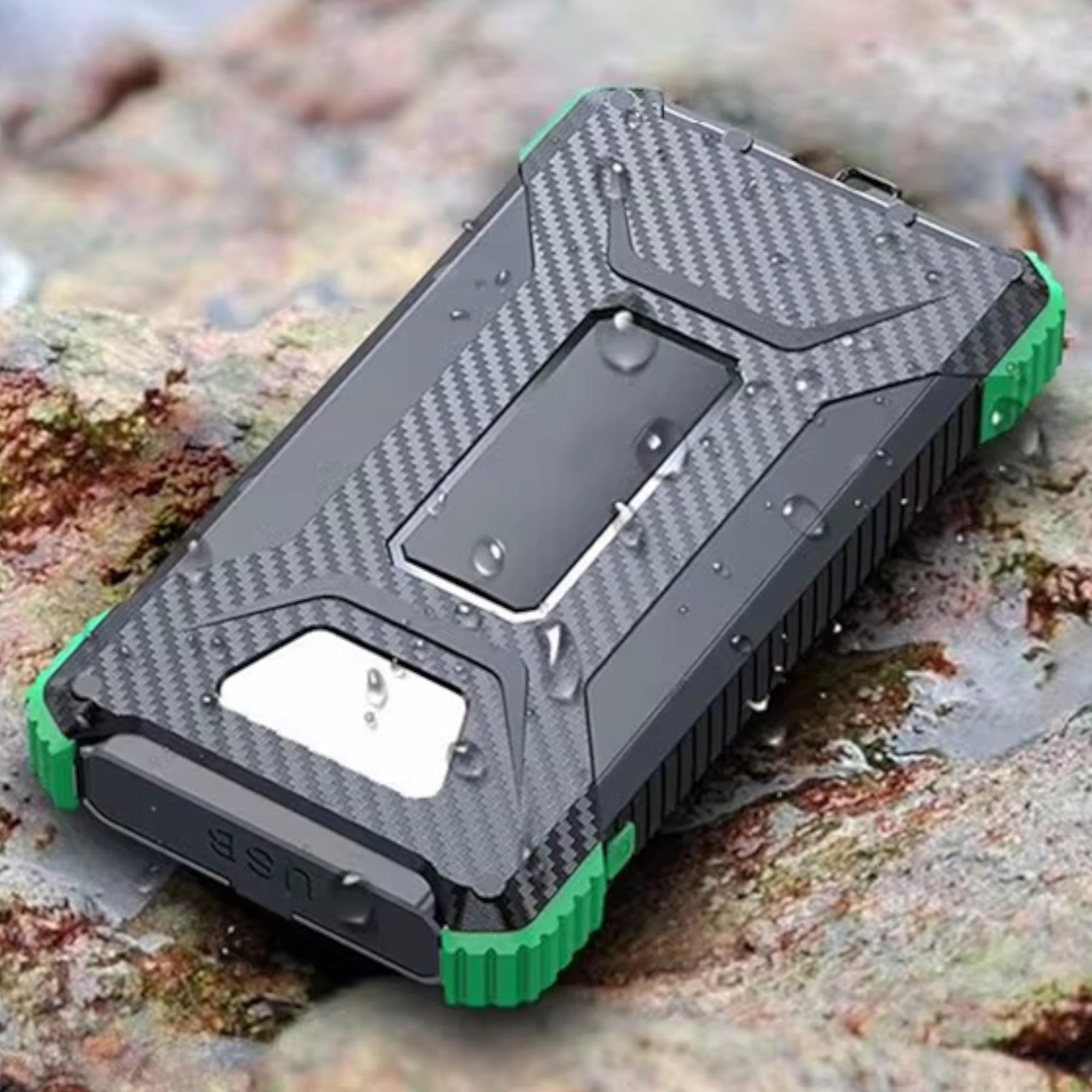 Powerbank Solar Outdoor Multipuertos 10000maH Carga Rápida