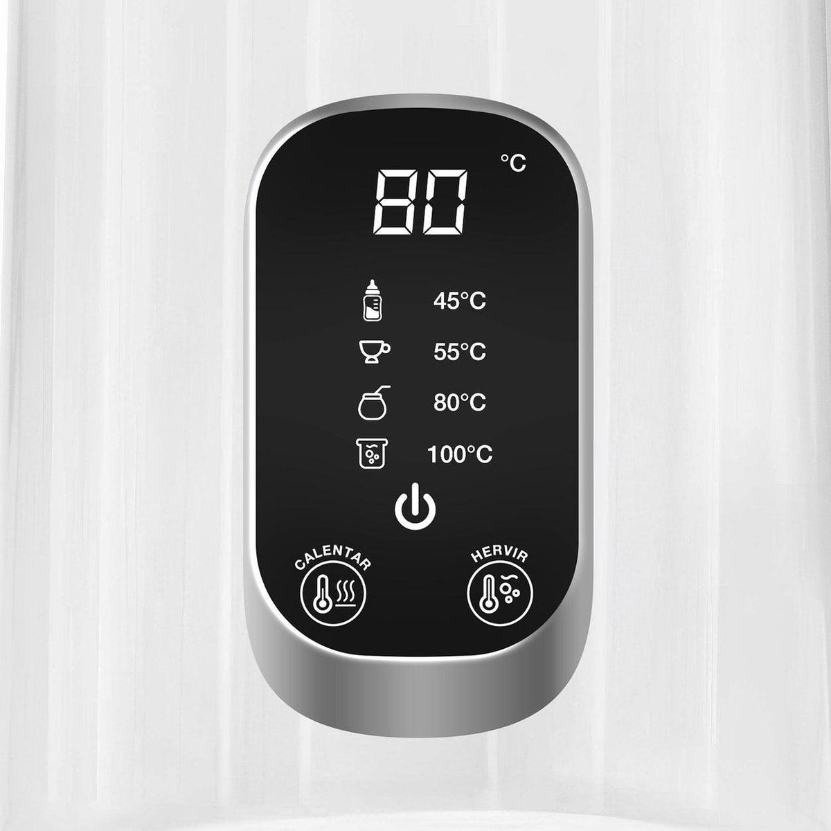 Hervidor Digital 1.8L 1500W con Control de Temperatura