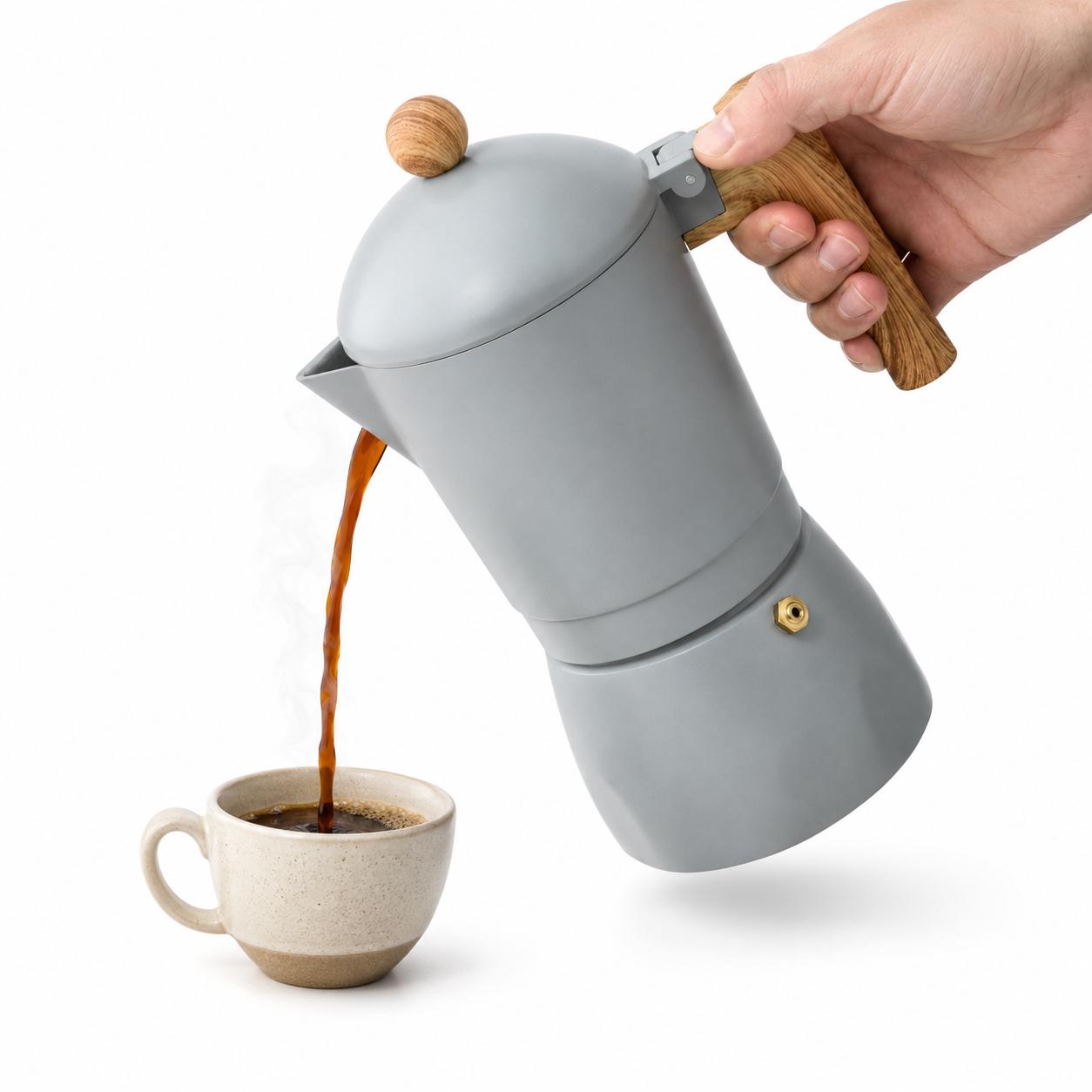 Cafetera Italiana Bergner Premium Desmontable 480ML