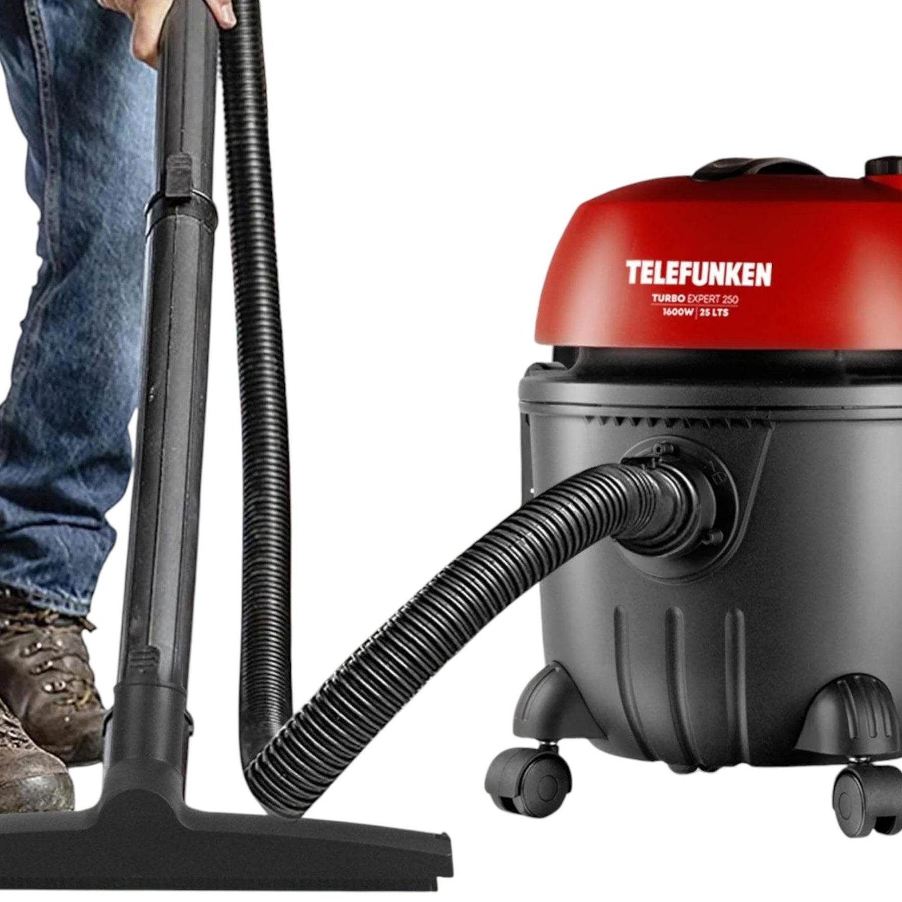 Aspiradora WET / DRY Turbo Expert 250 1600W 25 Litros  Black