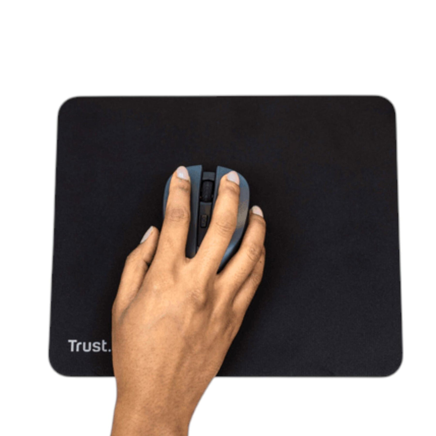 Mousepad Trust 250x210mm Superficie Optimizada Anti-Slip BLK