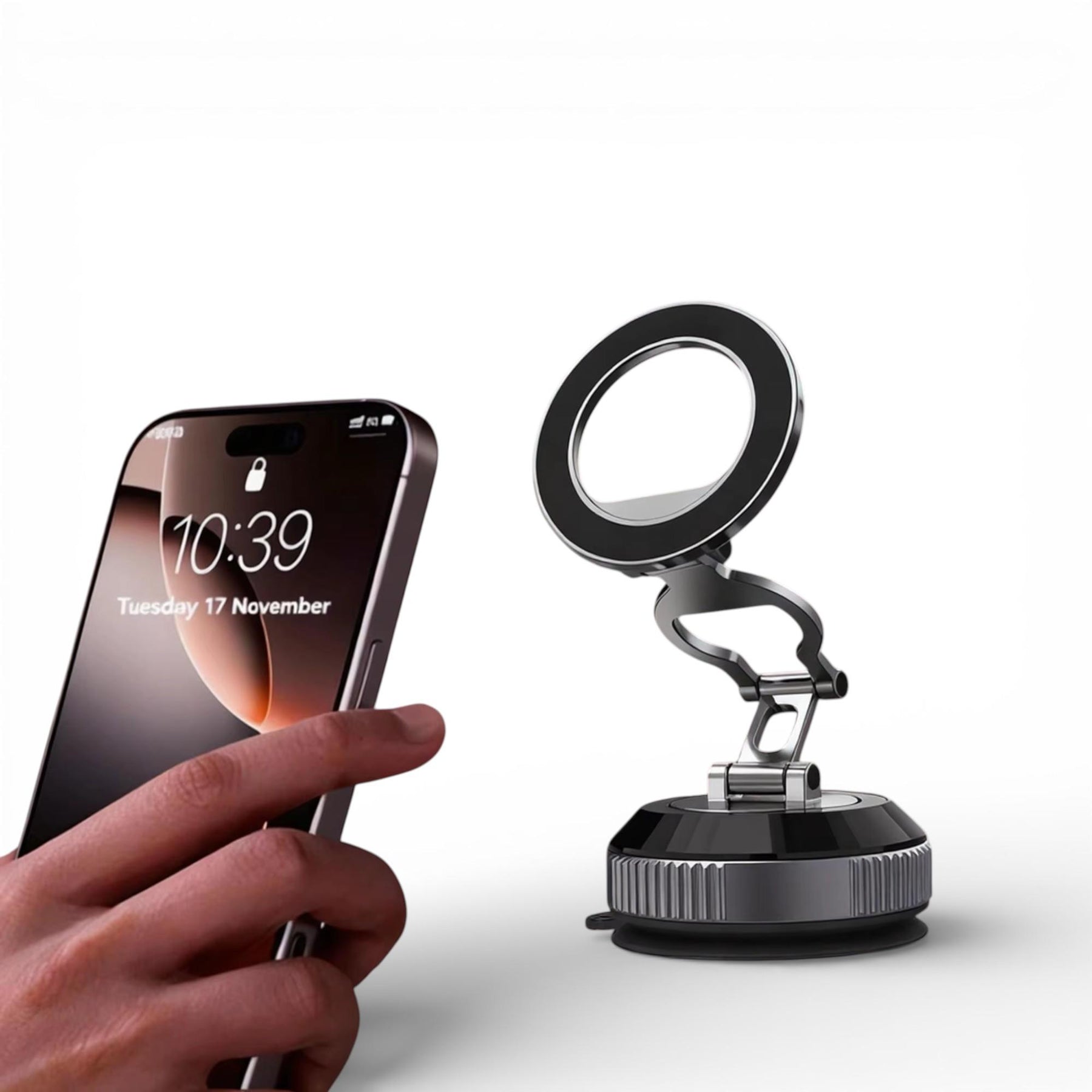 Soporte de Smartphone Magnético con Articulación 360°Premium