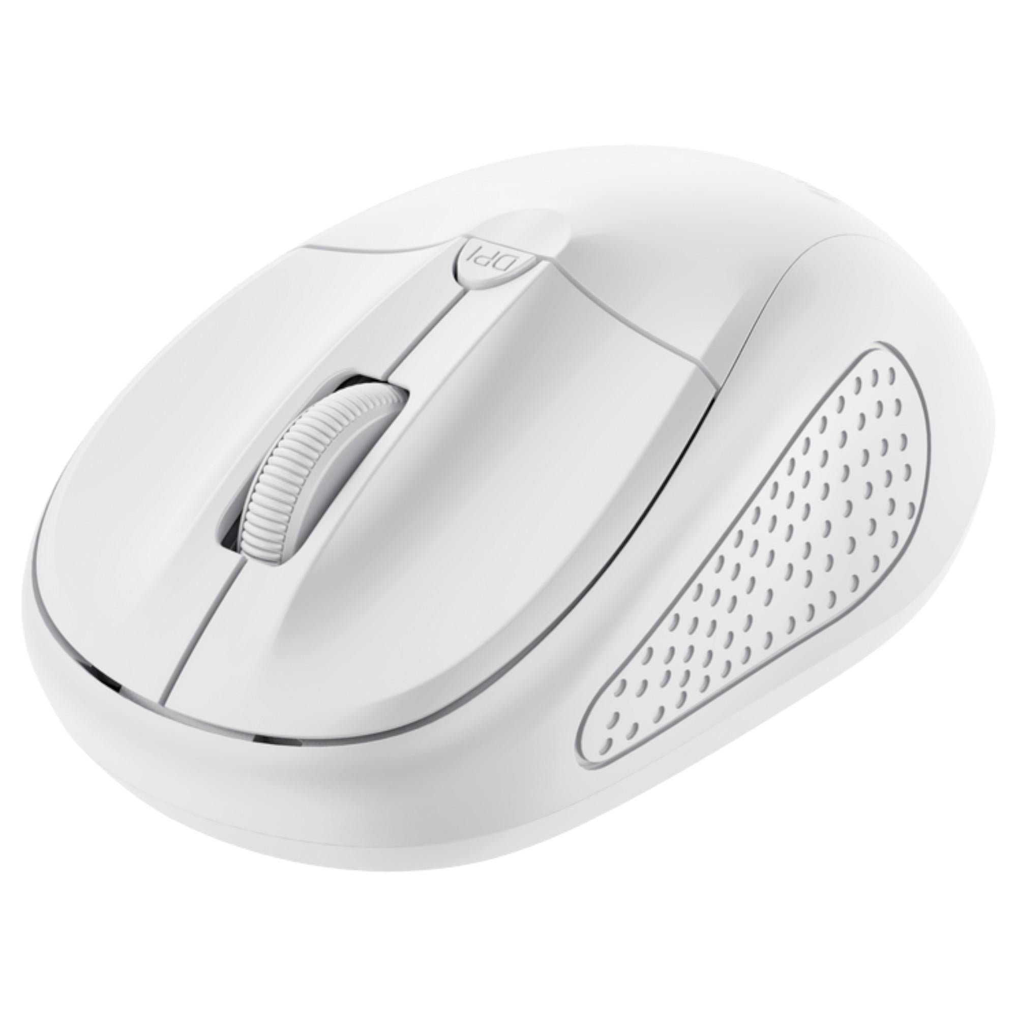 Mouse Inalámbrico Trust Primo  2.4Ghz White