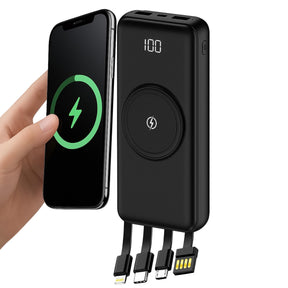 Powerbank Magnético 20000mAh con Carga Rápida e Inalámbricae