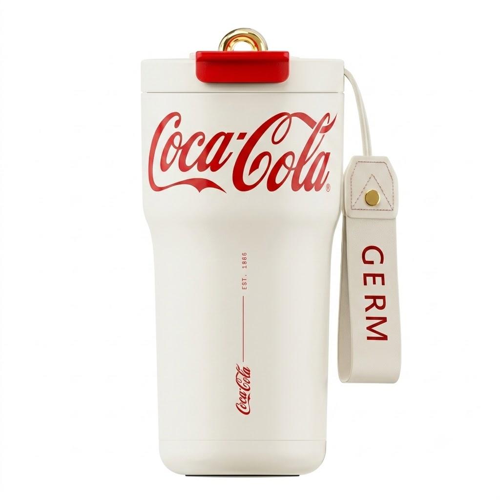 Vaso Mug Térmico GERM Coca-Cola White Inoxidable 700 ML