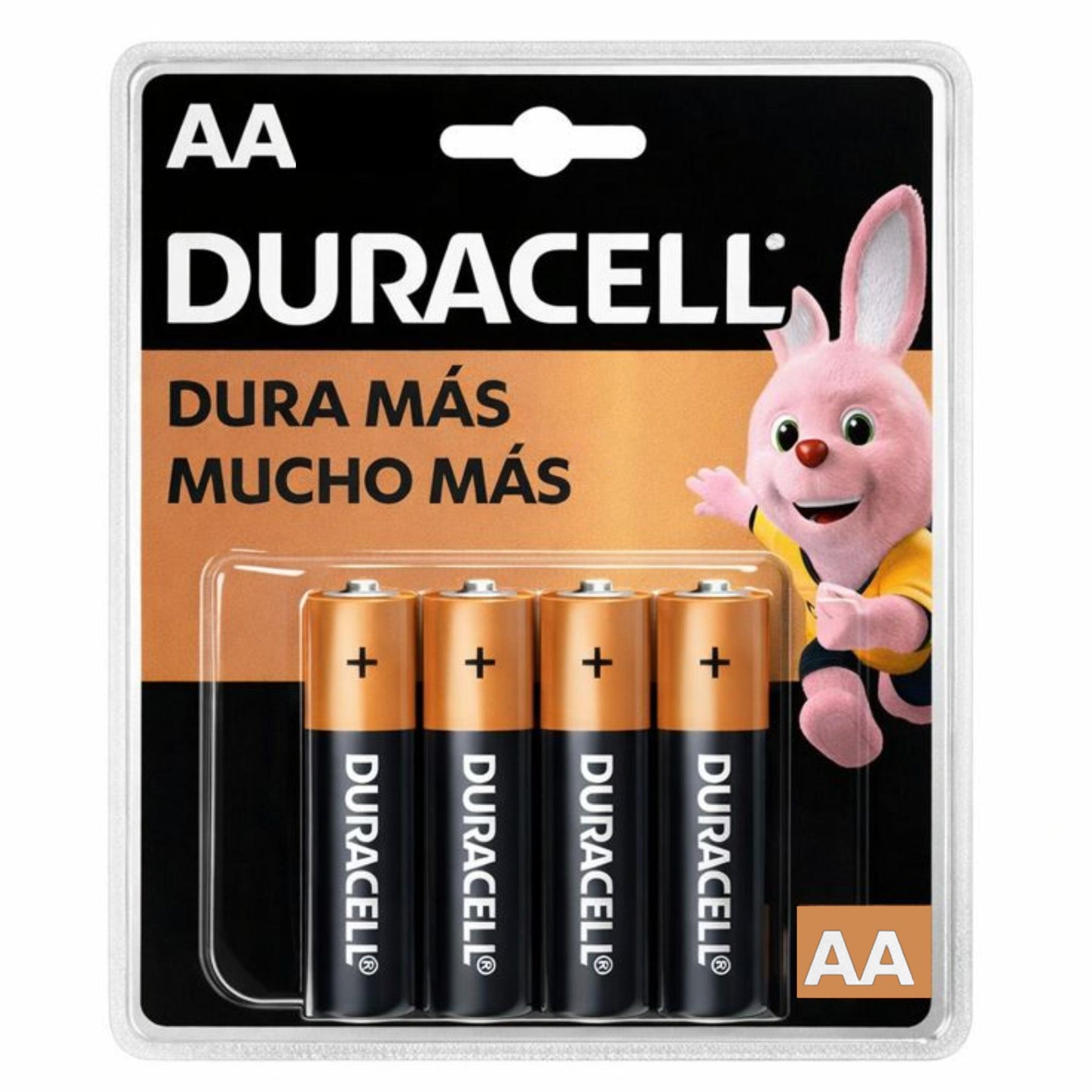 Pack de 4 Pilas Duracell AA Blister Long Life