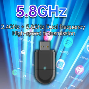 Conversor Inalámbrico para transmitir CARPLAY & ANDROID Auto Wireless