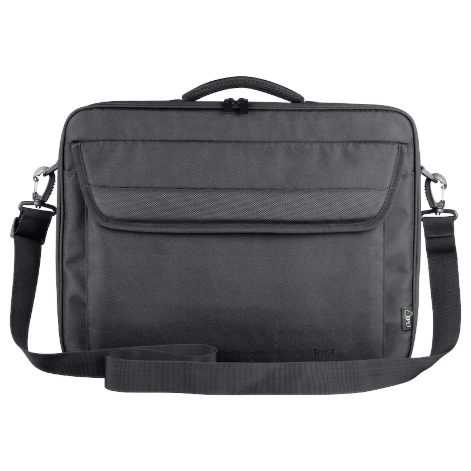 Bolso Notebook Trust Atlanta 16" con Correa Reinforced Black