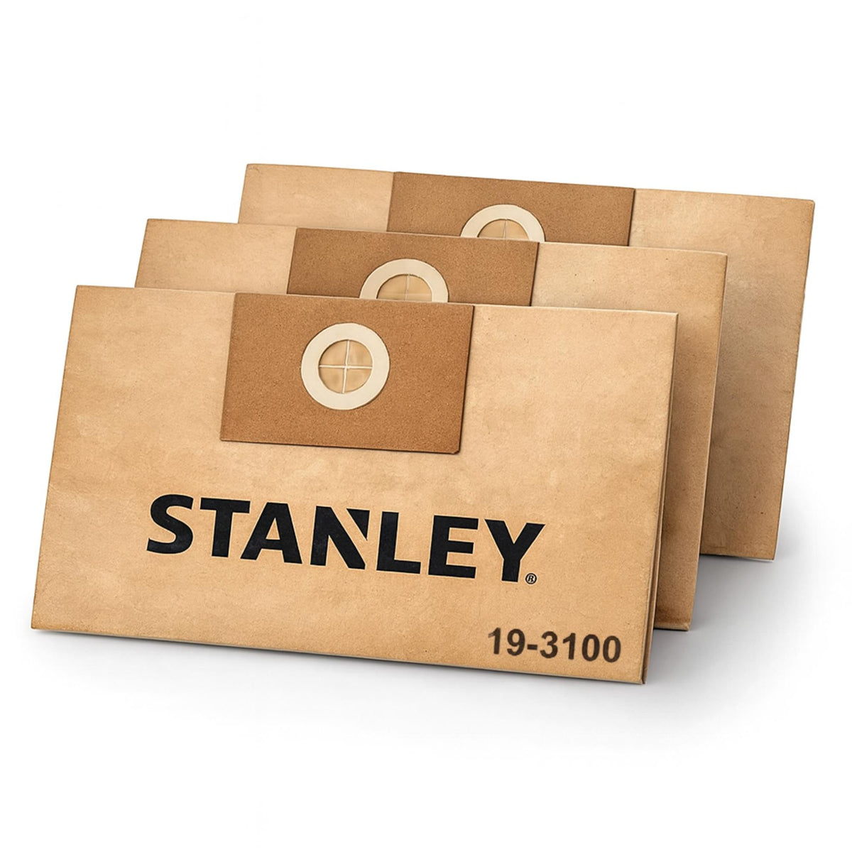 Pack de 3 Bolsas de Repuesto para Aspiradoras Stanley 3100N 18-30 Litros