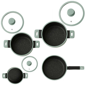 Pack Batería de Cocina Profesional KW Forged Aluminum Mint