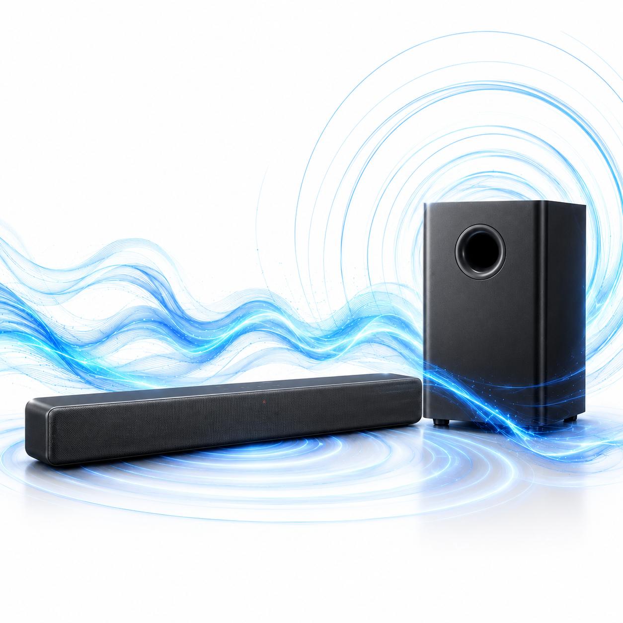 Home Theaters Bluetooth Philips 120W Sounbdbar + Subwoofer